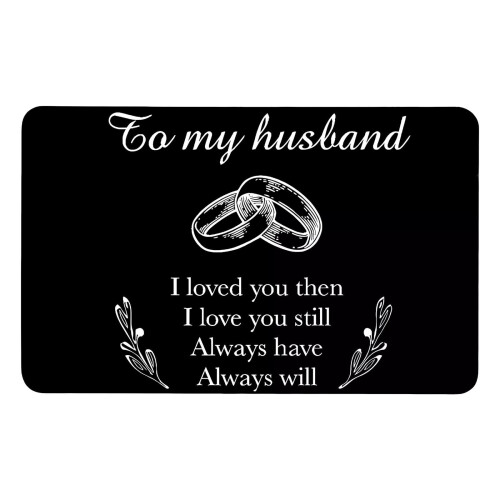 Engraved Metal Wallet Card Personalized 1pc 1