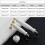 White Zinc Alloy Cabinet Handle with Screws 10 Pack 7