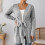 Women's Lightweight Long Sleeve Cardigan Open Front Fall 2