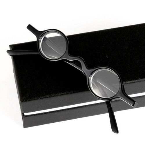 Round Reading Glasses Vintage Style +1.5 +2 1