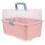 MUSEYA baby bottle organizer pink PP storage box 1 set 4