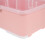 MUSEYA baby bottle organizer pink PP storage box 1 set 7