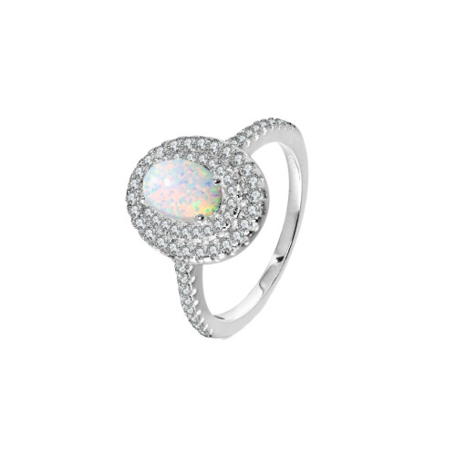 APIPEE Sterling Silver Opal Ring for Women 1 1