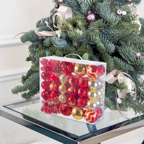 Christmas Balls Blue Silver Electroplated 24 pcs 2