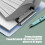 Plastic Clipboard with Low-Profile Metal Clip A5 Light Blue 8