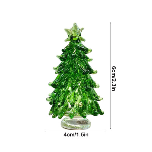 Glass Christmas Ornament Multi-Color Crystal 1 Piece 2