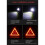 Multifunction Car Breakdown Emergency Safety Triangle Stop Sign with Red LED Warning Light Triangle Light Car Stop Sign 9