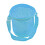 Beach Bag Storage Bucket Mesh Seashell Holder Blue 6