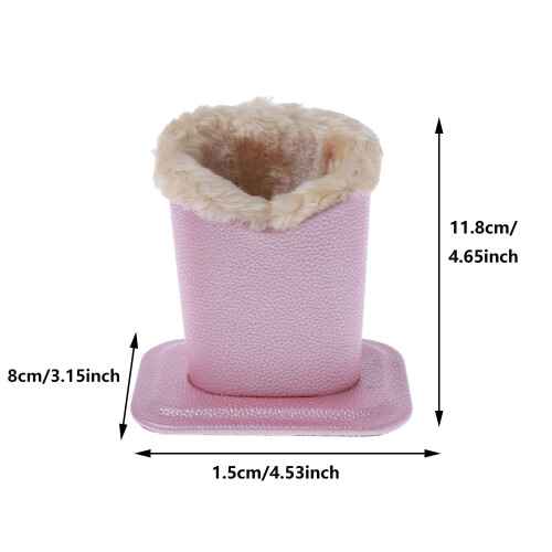 Tooloflife plush-lined eyeglasses holder 1