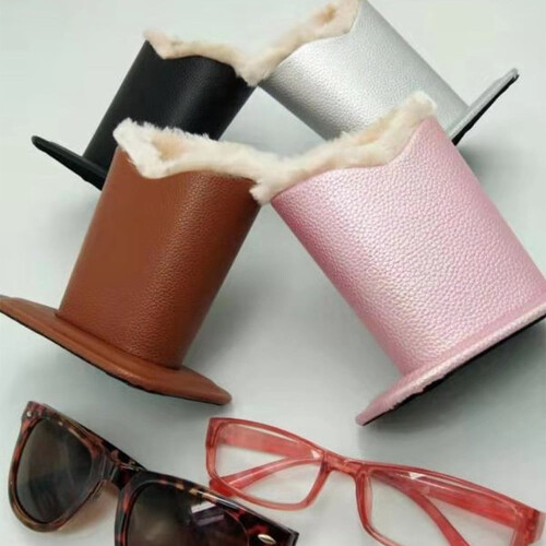 Tooloflife plush-lined eyeglasses holder case 2