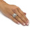 Sterling Silver Marquise CZ Ring Set 3 Pieces 8