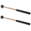 MUSEYA Wooden Rubber Drumsticks Ergonomic Handle Black 1 7