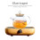 WINOMO Borosilicate Glass Teapot Round Simple Chic 1 Pack 8
