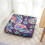 Paisley Meditation Cushion Boho Square 22x22 6
