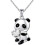 Κολιέ με κρεμαστό κόσμημα Panda Heart Κοσμήματα κινουμένων σχεδίων για καθημερινή 7