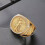 Men's Gold Double Eagle Ring Honor Saint Gordon 11 3