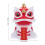Lion Bobblehead Dashboard Ornament Red Plastic 1 Set 2