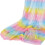 Rainbow Tulle Mesh Fabric Polyester 5.5 Yard 63 Inch 7