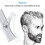 Men's Beard Comb Rotatable Styling Tool Plastic Transparent 6