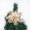 Glitter Hollow Leaf Ornaments Gold Silver Red 5 pcs 14 cm 2