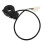 Motorcycle Turn Signal Switch Three-in-One Black Plastic 1 7