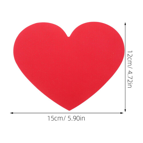 LEORX Heart Greeting Cards Paper Red 40 Pack 1