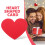 LEORX Heart Greeting Cards Paper Red 40 Pack 3