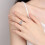 Butterfly Thumb Ring 925 Sterling Silver with Cubic Zirconia 4