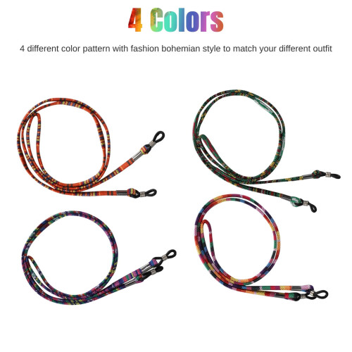Eyeglass String Holder Straps Non-Slip Adjustable 4 Pcs 1
