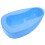 Blue plastic bed pan for elderly use 1 pc 6