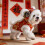 Dog Lion Dance Coat Winter Warm Costume for Small Medium 7