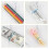Rubber Bands Colorful Elastic 1000 Pack 25/38/50 mm 6