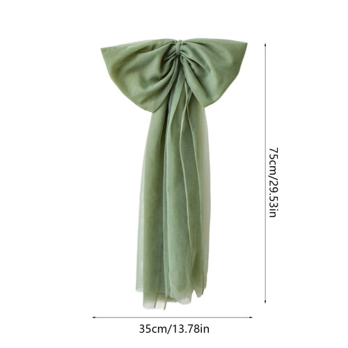 Green Velvet Christmas Bow Oversized 29.5 Inch 2