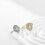 Δαχτυλίδι Moissanite από ασήμι 925, Unisex με σχέδιο Twilight 4