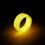 Anello fosforescente per uomo e donna, giallo, taglia 9 2