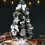 Mini LED Christmas Tree Set Warm White Lights Battery 6