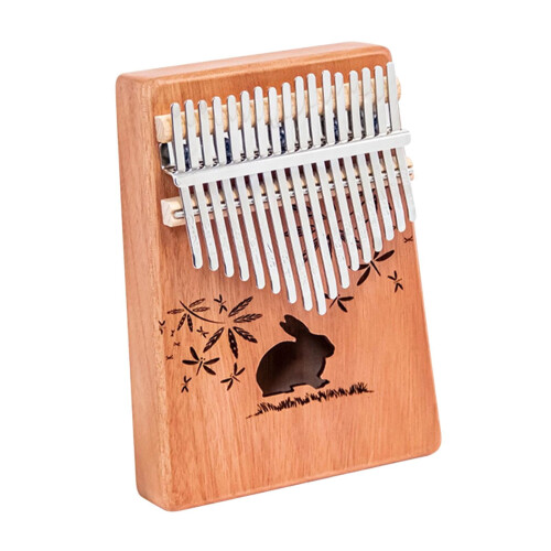 Kalimba 17 Keys Solid Wood Finger Piano with Tuning Kit 1