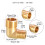 Brass Elbow Connector Threaded Fitting Gold 2