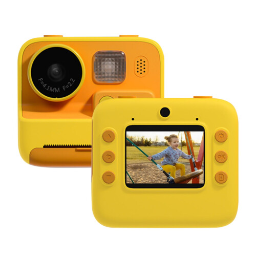 CheAAlet Instant Print Camera for Kids Yellow 12MP 1