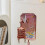 Magnetic Refrigerator Decal with LED Lights 12 in 6