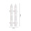 Christmas White Picket Fence 5/10/25 pcs 8