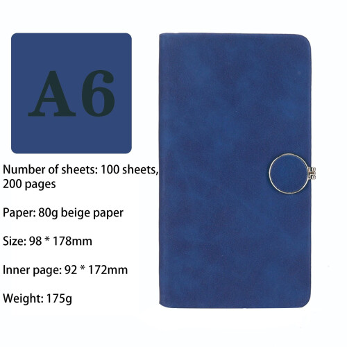 MOQIN A6 Hardcover Journal Notebook 200 Pages Ruled 1
