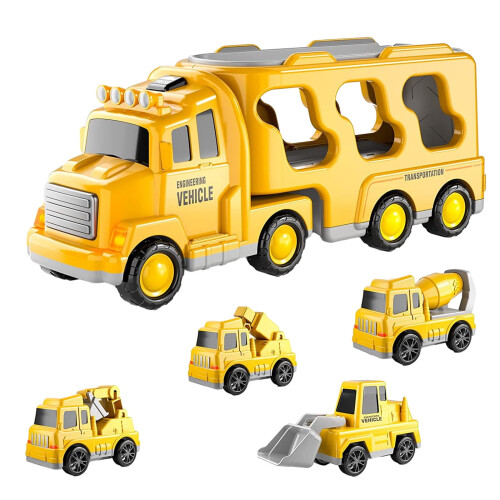 Simulation Engineering Vehicle Toy with Music Lights 1