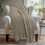 Faux Fur Throw Blanket Coffee 39x28 Inch 2