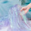 Purple Iridescent Organza Fabric 4.3 Yards 3