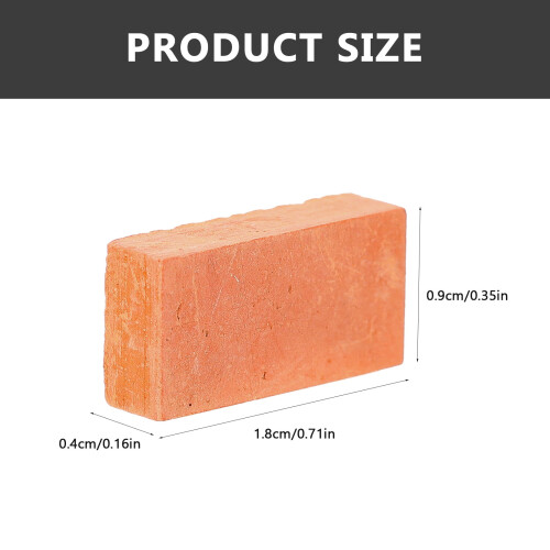 Planter Decorations Red Clay Simulated Bricks 20 Pcs 1