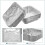 MUSEYA roasting pans foil disposable 30 pcs 3