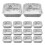 MUSEYA roasting pans foil disposable 30 pcs 7