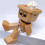 Wooden Shaking Man Bobblehead Car Dashboard Ornament 7