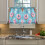 Coffee Cups Donuts Kitchen Curtains Half Tier 27"x36" 5